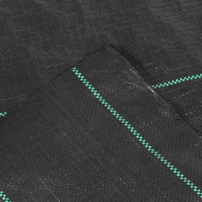 Ondervloerweefsel - Anti-onkruiddoek Vlies - Onkruidbestrijding Tuin - Vermindert Onkruidgroei - 2x5m - Zwart