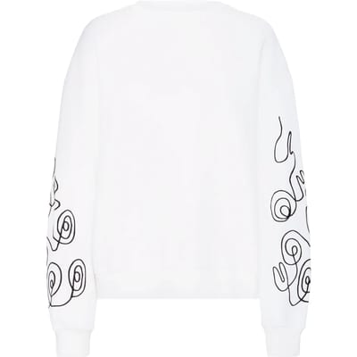 b.young - BYSTYLAR EMB SWEATSHIRT - Dames - Sweaters