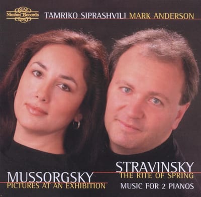Tamriko Siprashvili, Mark Anderson - Mussorgsky: Pictures At An Exhibition | Stravinsky: The Rite Of Spring - Music For 2 Pianos (CD)