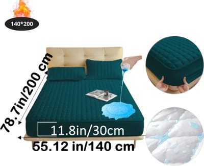 Nivard Waterdicht Hoeslaken - Beddengoed - Fitted Sheet - Bed - Groente 140x200