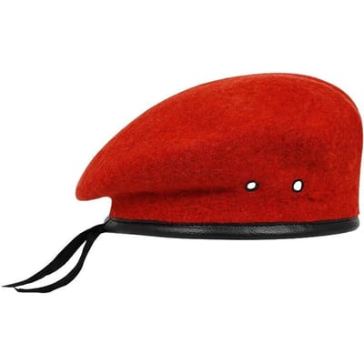 Unisex Effen Kleur Baret Mannen Vrouwen Schildershoeden Herfst Winter Warme Baretten Platte Petten rood
