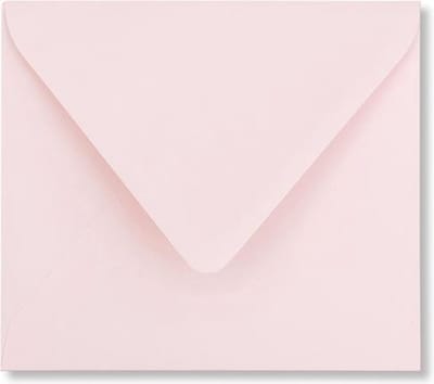 Envelop 12,5 x 14 Lichtroze, 100 stuks