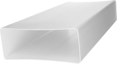 Plat Rechthoekig Ventilatiekanaal 220x90mm 1 Meter voor Luchttoevoer en Afvoer
