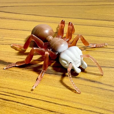 Rekbaar Siliconen Octopus Speelgoed Gesimuleerd Mier Spin Spanning Release Squishy Speelgoed Fidget Anti Stress Simulatie Zee Dieren brown