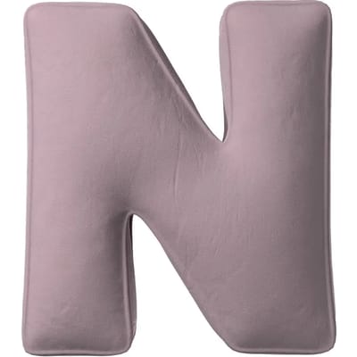 Kussen letter n Yellow Tipi Posh Velvet