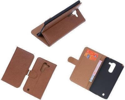 BestCases Bruin Luxe Echt Lederen Booktype Hoesje LG G Pro 2
