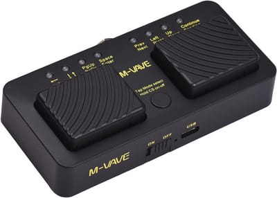 Oplaadbaar Draadloos Intelligent MIDI Besturingspedaal voor Muziek