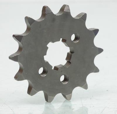 Pignon de sortie de boite Esjot pour Moto Suzuki 125 GT 1974 à 1978 14 dents pas 428 Neuf