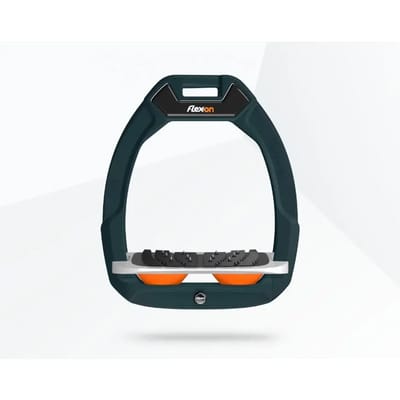 Veiligheidsbeugels voor paardrijden Ingelend Ultra Grip Groen/Grijs/Oranje Flex-On Safe-On