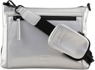 JOST schoudertas Halmstad Crossbody Bag Silver zilverkleurig