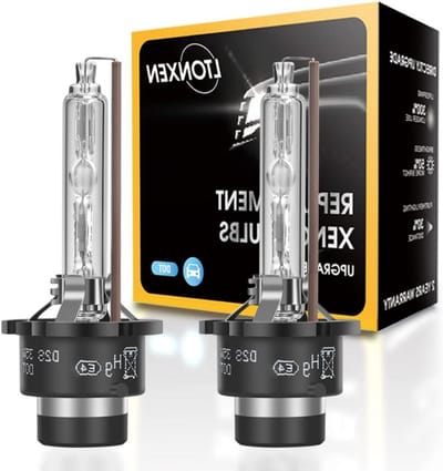Xenon Koplamp Lampen - HID Ontladingslamp - Auto Verlichting - UV-Bestendige Kwartsglas - 12V 35W - Koel Wit