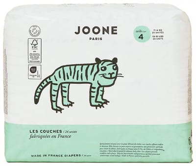 Joone Luiers Maat 4 (7-14 kg) 24 Stuks (Kleur : Blauw)