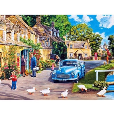 Peinture diamant canard de voiture, perceuse ronde complète, mosaïque 3D, point de croix, broderie diamant 20X30CM blue