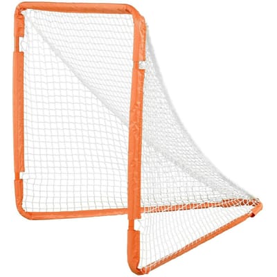 Lacrosse Doel, 1,2 m x 1,2 m Klein Lacrosse Net voor Kinderen, Opvouwbaar Draagbaar Lacrosse Doel met Draagtas, IJzeren Frame Achtertuin Trainingsapparatuur, Snel & Eenvoudig