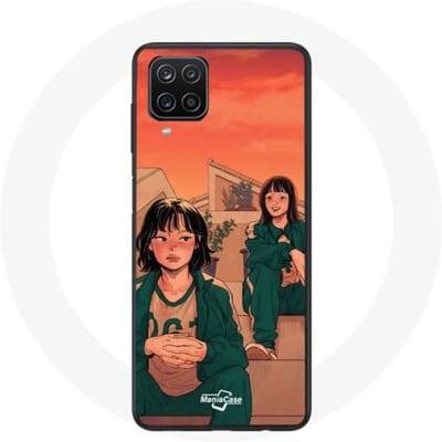 Samsung Galaxy A12 Hoesje Inktvis Game Kang Sae Byeok Nummer 067 en Ji Yeong Nummer 240