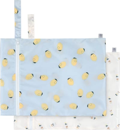 Set van 2 Herbruikbare Waterdichte Zakken voor Natte Kleding en Luiers (40x29 cm)