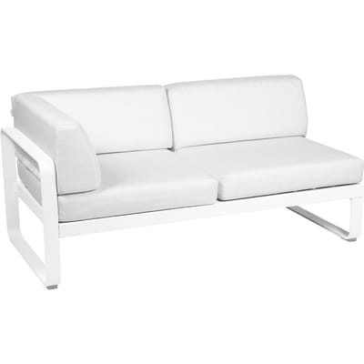 Fermob BELLEVIE hoekmodule links - 01 katoenwit - 81 witgrijs