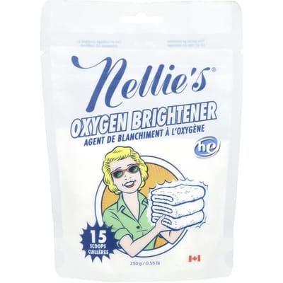Nellie'S, Oxygen Bleach, 15 Scoops, 250G(0.55Lbs) gray