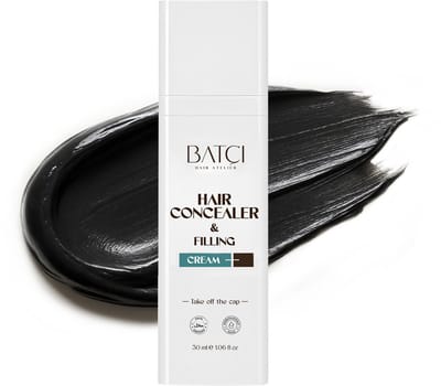 BATCI Hair Concealer & Filling Cream for Thinning Hair and Bald Spots - Waterproof Scalp Coverage for Men and Women - 30 ml