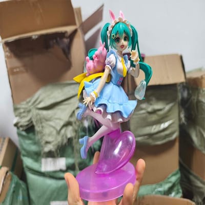 NIEUWE Hatsune Miku Rody Wonderland Anime PVC Actiefiguur AMP Sprookjes Serie Verzamelaar Model Speelgoed Verjaardagscadeau voor Fans gray