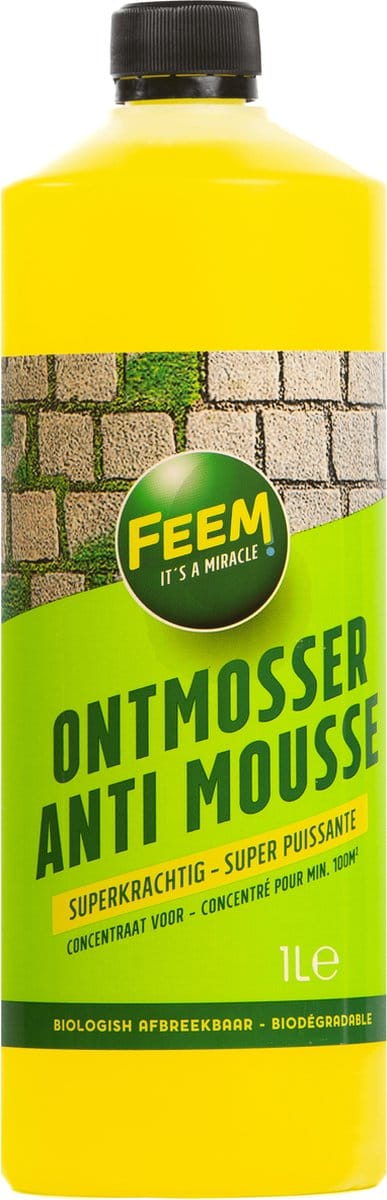Feem Ontmosser - Groene aanslagverwijderaar-1 Liter -biologisch afbreekbaar