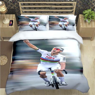 Mode Mountainbike Ttadej Pogacar Print Beddengoed Sets Beddengoed Set Dekbedovertrek Beddekbed Set Beddengoed Set Luxe Cadeau 180*220cm 3pcs