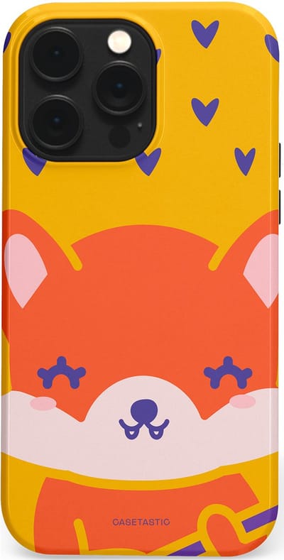 Casetastic Hoesje Geschikt voor Apple iPhone 14 Pro Max Magsafe - Stijlvolle Beschermende Duo-layer Case - Vossen beat