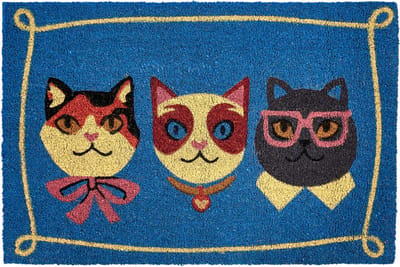 MOJICAP - Deurmat - Meerkleurig - 60 x 90 cm - Kokos