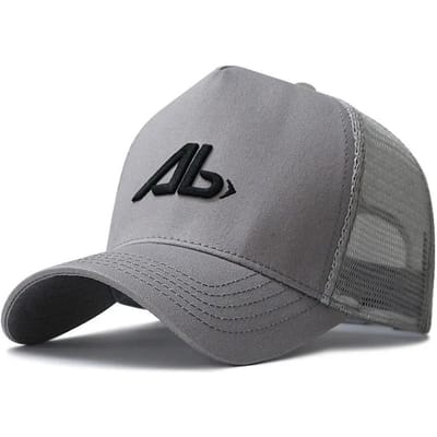 XXL Grote Maat 61-65cm Hoge Top Mesh Baseballpet Zomer Buiten Borduurwerk Letter Sportpetten Verstelbare Snapback Truckerpet XXL 61-65cm gray