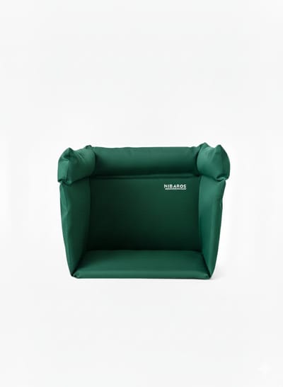 Nibaros Forest Groen Comfort Zitkussen voor Urban Arrow Family & Family Next – Waterdicht, Afneembare Hoes, Extra Rug- en Nekondersteuning