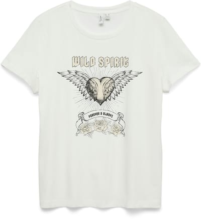 VERO MODA - VMIYOLA S/S T-SHIRT O-NECK JRS BTQ GA - Dames - Blouses