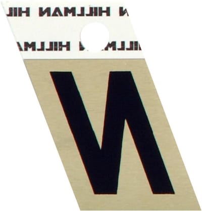 Aluminium Huisnummer - Letter N - Huis Identificatie - Roestbestendig - 1-1/2 inch - Zwart