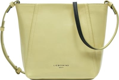 LIEBESKIND BERLIN Schoudertas Chudy Paper Touch Crinkle Hobo Bag Light Mimosa Lichtgroen