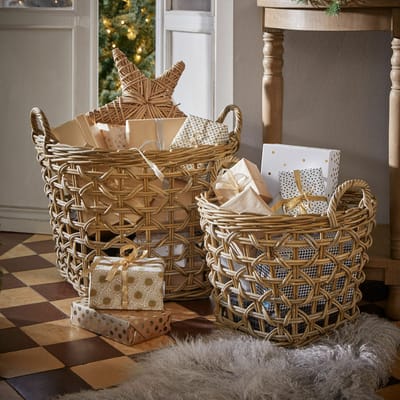 LOBERON Mand set van 2 Qivoran bruin