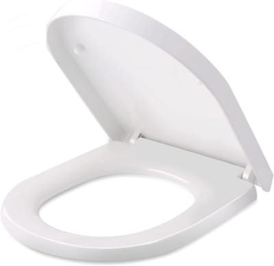 Toiletdeksel D-vorm Softclose met Antibacteriële Eigenschappen en Verstelbare Scharnier