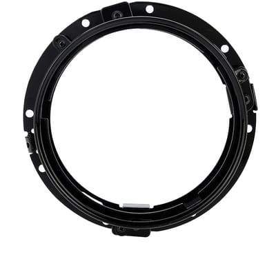 Dailygoods- Faro Ronde Ring Houder - Montagebeugel - 7 Inch - Auto - Zwart - Geschikt voor LED Scheinwerfer - Autolamp