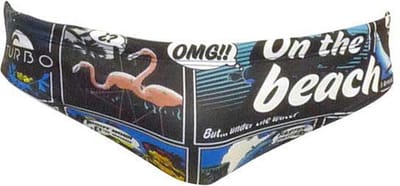 Turbo New Comic Zwemslip Veelkleurig 2XL Man