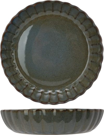 Cosy & Trendy Diep Bord Astera Ocean Grijs - ø 22 cm