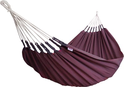 Naya Nayon Hangmat Koperglans Dubbel (2-persoons) - 160 x 360 cm - 100 % katoen - handgemaakt in Ecuador