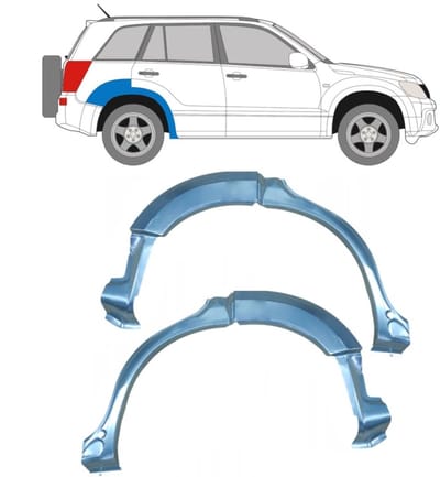 Reparatiepaneel achterspatbord voor Suzuki Grand Vitara 2005-2014