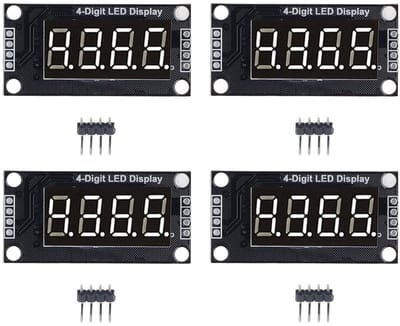 Digitale Module - 7 Segment Display - Klok Weergave - TM1637 Chip - 0.36 inch - Wit