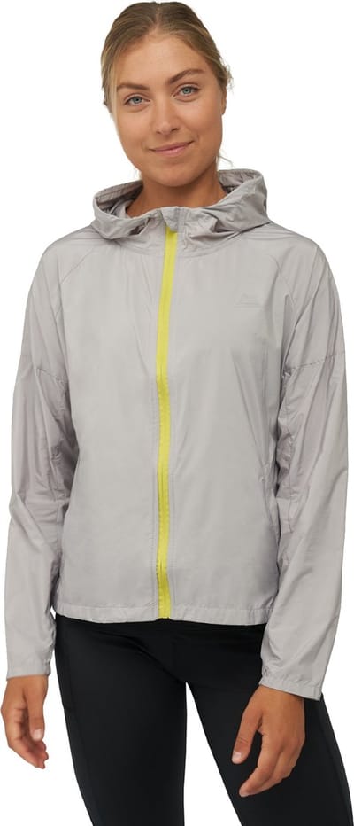 DANISH ENDURANCE Windjack - Outdoorjas - Lichtgewicht - Ademend - Dames - Zilver Grijs - Maat M