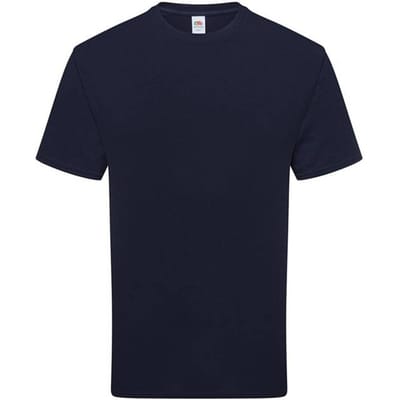 Fruit of the Loom Katoenen uniseks T-shirt voor volwassenen (Deep Navy)