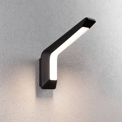 LED-wandarmatuur voor buiten Merano Schemergestuurde bewegingsmelder (HF) IP44 90x328 mm 3000K 14W 950lm 230V Antraciet Aluminium