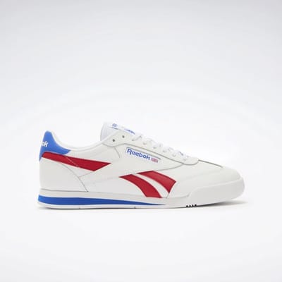 Reebok - maat 44 - CAMPIO XT Wit - VECTORRED - Blauw Heren Sneakers - Wit - Rood - Blauw