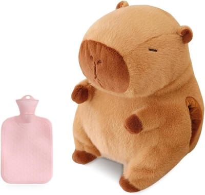 Pluszowa Kapibara Podgrzewacz Rąk – Warmteknuffel voor Kinderen, Perfecte Cadeau voor Winter en Feestdagen