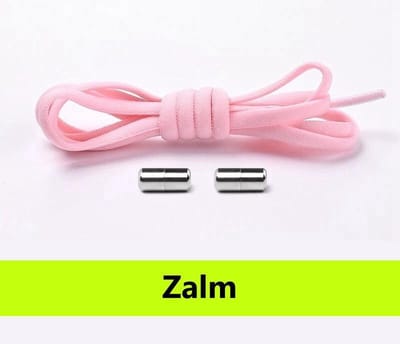Schoenveters - Zalm - Veters plat 0.5 cm - Veters - Elastische veters - Sneakers - Schoenen - Kleding - Sport - Sportschoenen - Accessoires - 100 cm - Veterschoenen dames - Veterschoenen heren - Elastische veters kinderen - Lock laces
