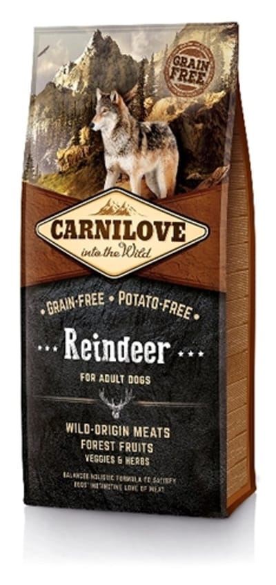 Carnilove reindeer adult - 12 kg - 1 stuks
