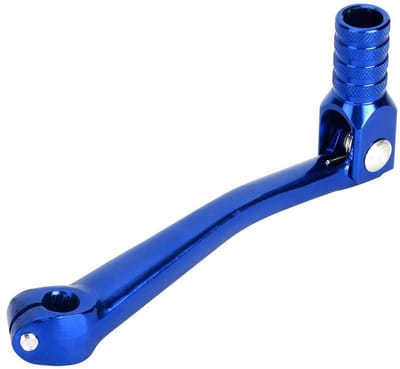 Allecto - Versnellingspook - Universeel Motor Accessoire - Aluminium - Blauw - Modificatie Accessoire - Geschikt voor Diverse Auto's - 150x65mm