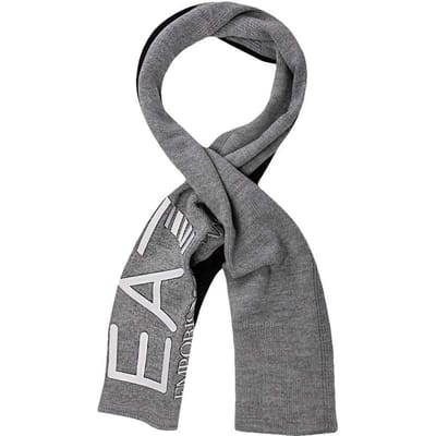 EA7 herensjaal met origineel logo in reliëf